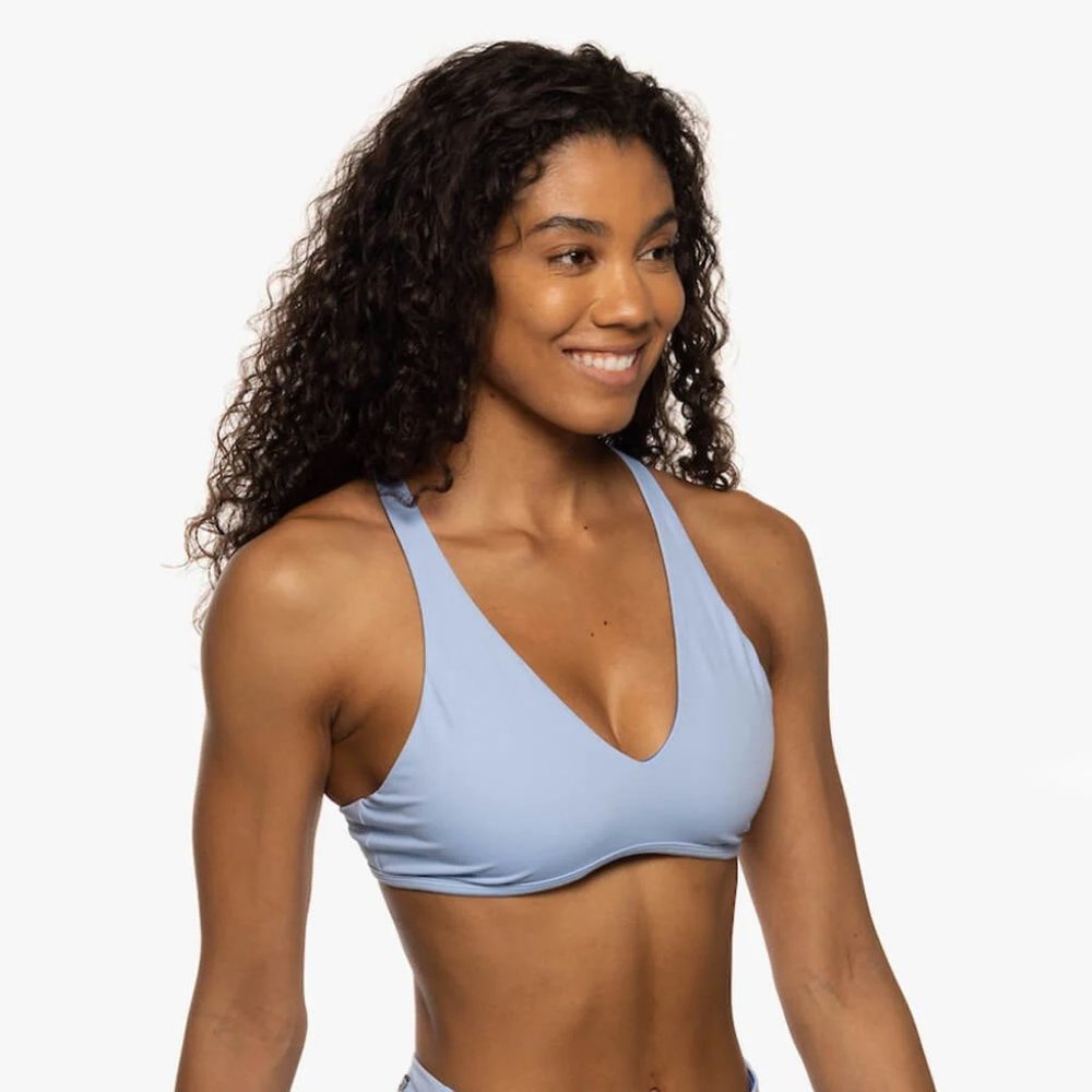 NWT JOLYN Aster Bikini Top, L, SKY